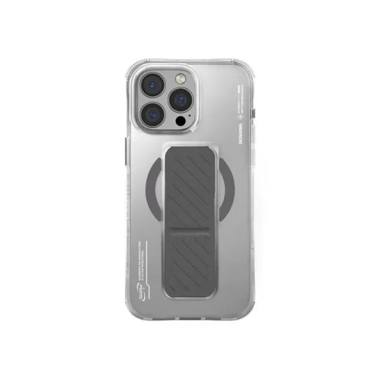 Cover Iphone 16 Pro Max Axon Mag-Charge With Grip-Stand Skinarma - Titanium